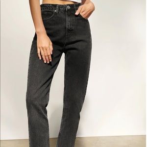 Black Zara Mom jeans (high waisted)